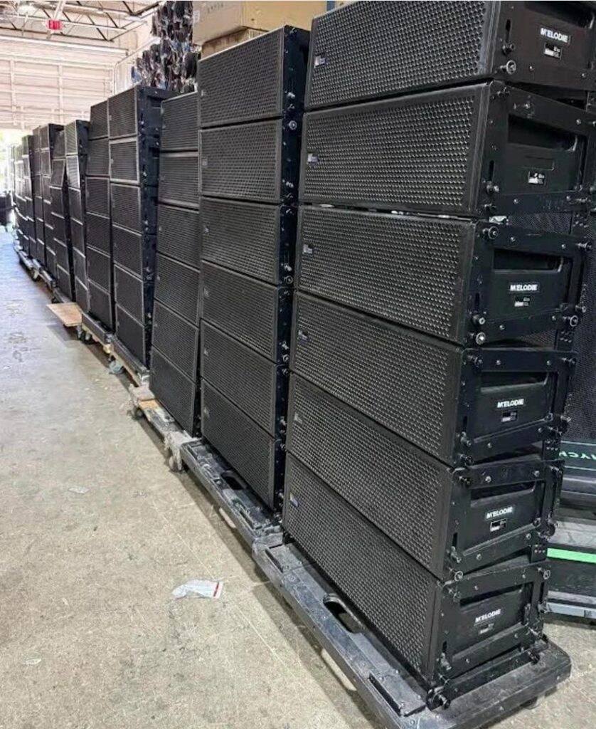 Meyer Sound M’elodie Line Array Loudspeakers (Lot of 8) – Used