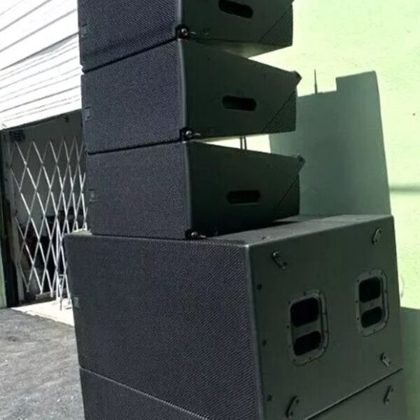 JBL SRX910LA Dual 10” Powered Line Array Loudspeaker (4x) w/ (2) SRX928S Subs – Used