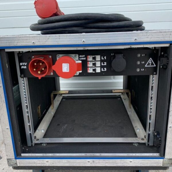 NSB Cases 9U Shock Proof Amp Rack W/ Distro & Power Cable – Used