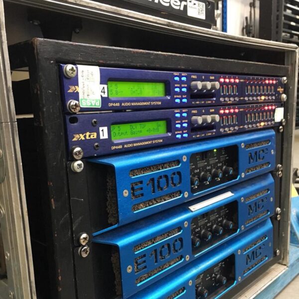 MC² Audio E100 Power Amplifier – Includes Cables & Accessories